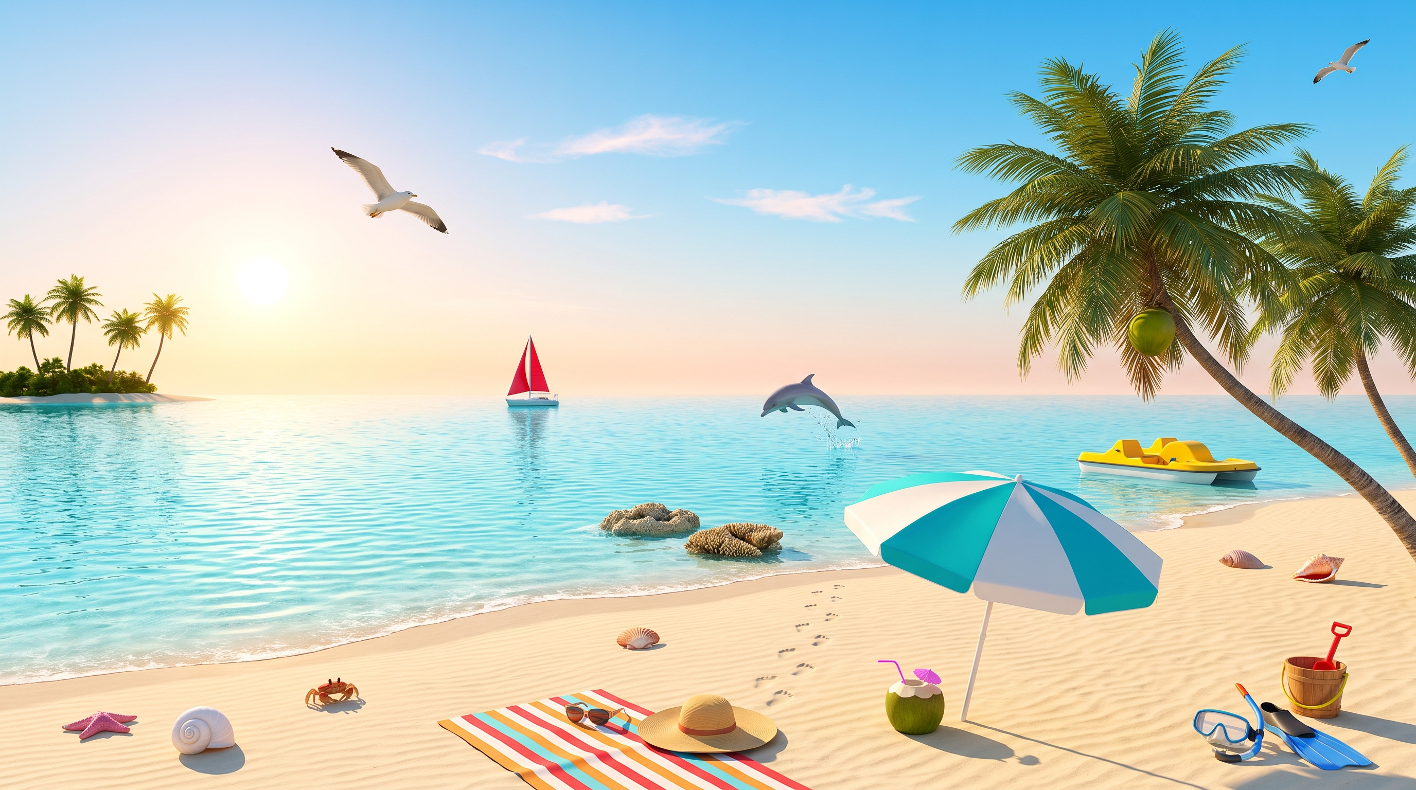 Paysage lagon
